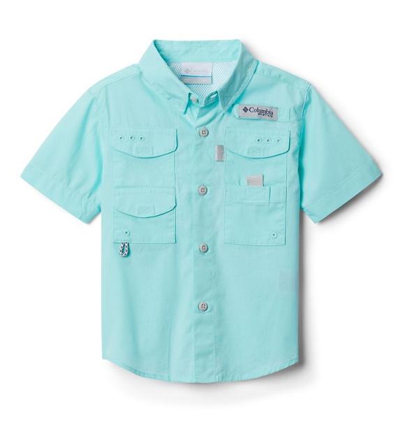 Columbia PFG Bonehead Shirts Green For Boys NZ90482 New Zealand